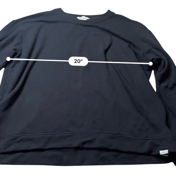 ORVIS Black Crewneck Pullover Sweatshirt Size XL - Picture 8 of 9